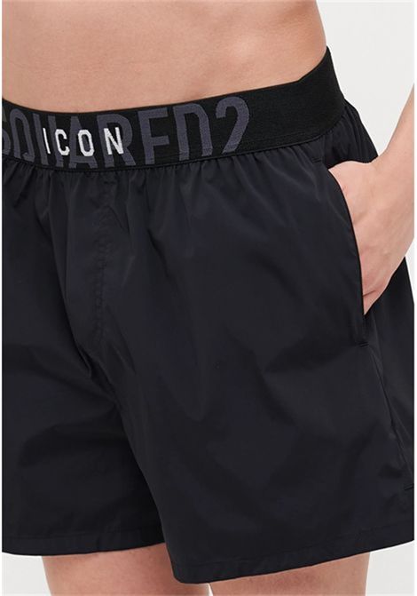 Costume Dsquared2  Swimwear uomo D7B646260001 nero icon DSQUARED2 SWIMWEAR | Costumi | D7B646260001